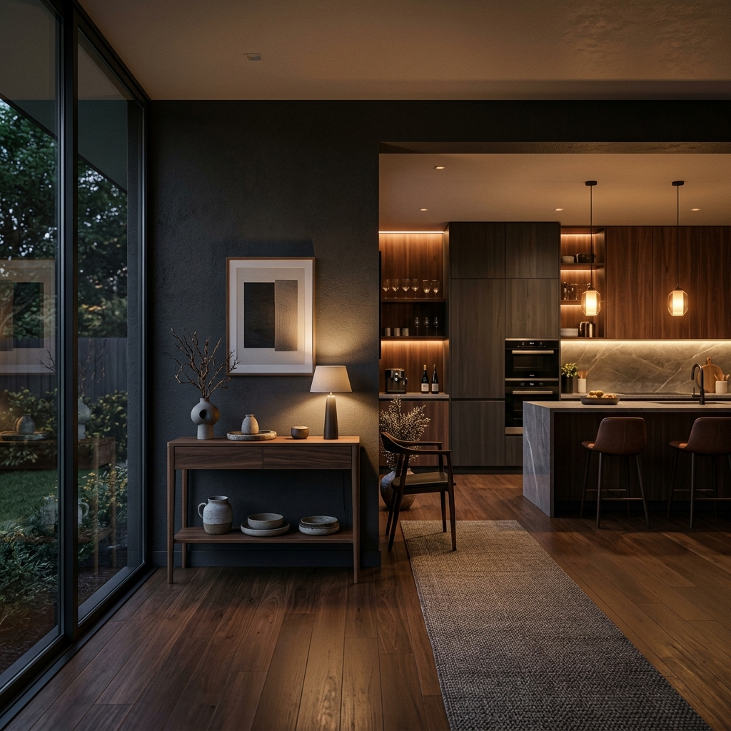 Atmospheric luxury interior